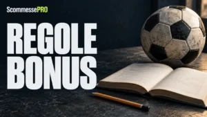 Un libro aperto e una matita per la guida alle regole dei bonus.