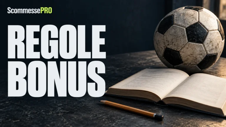 Un libro aperto e una matita per la guida alle regole dei bonus.