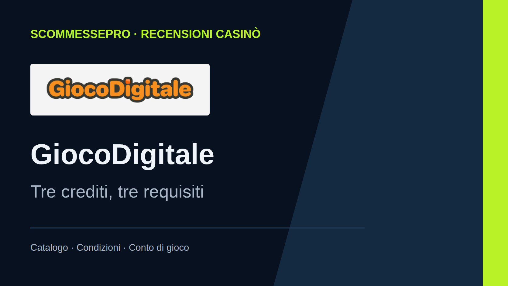 GiocoDigitale casinò: recensione, bonus e giri gratis